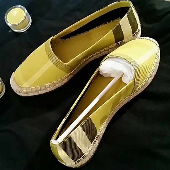 BURBERRY Leather-Trim Espadrille - Picture 4 of 4